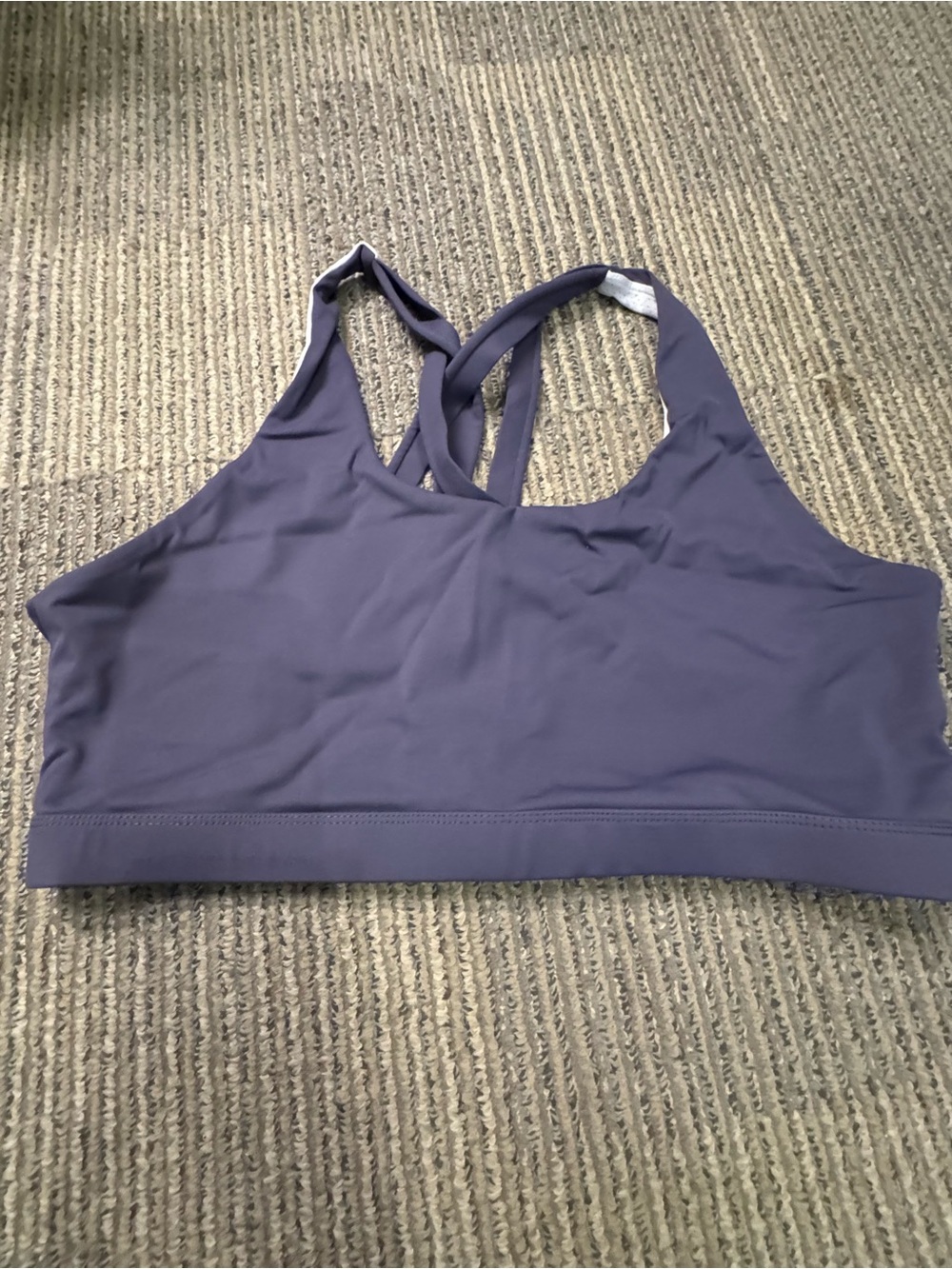 Everyday Strappy Sports Bra - Purple